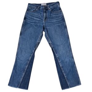 Everlane The Cheeky Bootcut High-Rise Raw Hem Boho 26 Crop